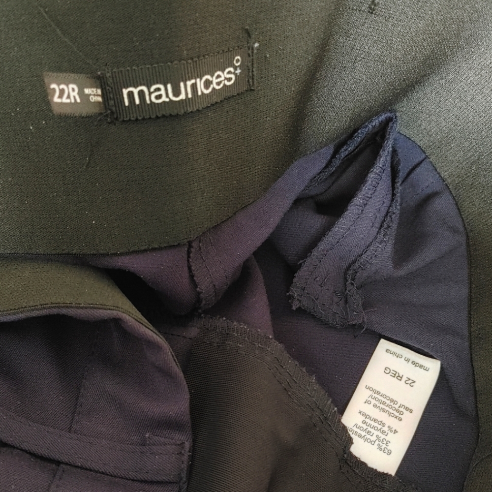 Navy slacks